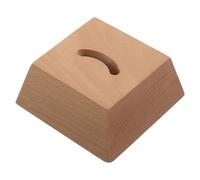 ERINGOGO Support en Bois de Hêtre pour Porte-chausse-pied, Base Carrée 10 X 9,7 X 3,8 Cm, Stable et Antidérapante, Organiseur Pratique pour Entrée et Rangement Chaussures