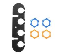ERINGOGO Support multiple pour micro sur pied : Organisateur de microphones dynamiques/filaires/sans fil - Plateau porte-micro avec adaptateur 1/4"-20 ou 3/8"-16 pour diffusion karaoké