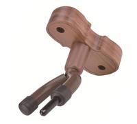 ERINGOGO Support Mural Noyer pour Violon et Alto Crochet Suspendu Stable Rangement Sécurisé pour Instruments à Cordes pour Adultes et Musiciens