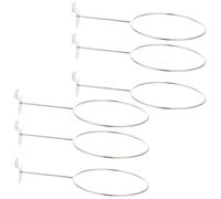 ERINGOGO Support Mural pour Ballons de Basket en Métal Robuste Lot de 6 Pièces Étagère 4 MM pour Ballons de 14 CM Organisateur Polyvalent Maison Salle de Sport et Événements Sportifs