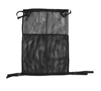 ERINGOGO Support Porte-bouteille D'oxygène pour Fauteuil Roulant Double Cylindre Portable avec Sangles Réglables en Nylon et Poches de Rangement en Maille Noir