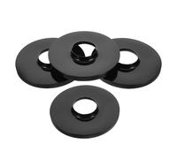 ERINGOGO Support pour ventilateur sur pied en plastique noir, kit de 4 pièces, remplacement de base universel, accessoire pour ventilateur électrique, pour maison