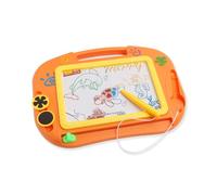 ERINGOGO Tableau à Dessin Magnétique Orange pour Garçon et Filles Ardoise Blanche en Plastique Solide Jeu Éducatif pour Peindre Dessiner et Écrire d'Apprentissage Effaçable pour