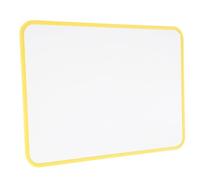 ERINGOGO Tableau Blanc Magnétique Petit Double Face Jaune Effaçable à Sec Tableau D’écriture Portable pour Garçon et Filles Élèves pour Apprentissage et Dessin