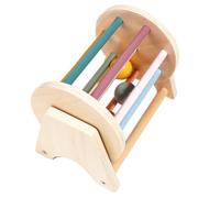 ERINGOGO Tambour Textile en Bois Jouet Éducatif Montessori 1 Pièce