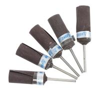 ERINGOGO Tambours de Ponçage 235 MM 5 Pcs Grains 240 400 600 800 1000 pour Outils Rotatifs Embouts Abrasifs Polyvalents pour Polissage et Ponçage Ongles Accessoires Professionnels pour