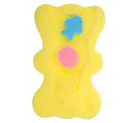 ERINGOGO Tampon à éponge nouveau-née Tampon de bain nouveau-né Accessoires de bain pour bébé soft sponge pad Bath Sponge Yellow