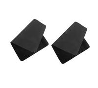 ERINGOGO Tapis de Cartes Noir pour Magiciens, 2 Pièces en Tissu Antidérapant et Léger, pour Performances et Tours de Magie Close-up