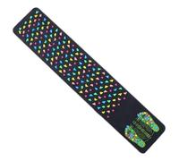 ERINGOGO Tapis de Massage pour Simili Cuir PP Coussin de Réflexologie avec Simulation de Pierres Matelas Acupression Portable pour Thérapie Plantaire et Relaxation à Domicile et Voyage