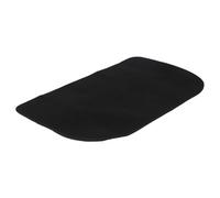 ERINGOGO Tapis Ignifugé pour Cheminée Semi-circulaire 102 X 60 Cm Tapis Anti-étincelles Noir Protection Ignifuge pour Sol Intérieur Accessoire Sécurité Poêles à Bois Résistant