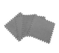 ERINGOGO Tapis Puzzle Mousse Peluche 4 Pièces Tapis Sol Doux EVA Tatami Coussin Adapté pour Salle de Gym et Bébé