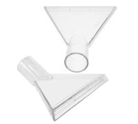 ERINGOGO Tête d'Aspirateur Grosse Taille Transparente 2 Pièces Embouts d'Aspiration pour Extracteur Accessoires pour Nettoyage Canapé Tapis et Tissus d'Ameublement Compatible Machines