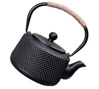 ERINGOGO Théière en Fer 900 Ml Infuseur et Anse Ergonomique, Petite Théière Tetsubin Japonaise pour Infusion de Thé en Feuilles, Décoration Élégante pour Salon de Thé et Bureau