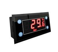 ERINGOGO Thermostat Numérique Résistant Flamme pour Aquarium et Contrôleur de Température Précis Adapté Pisciculture et Culture Intérieur