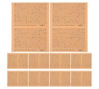 ERINGOGO Tirelire Bois Autocollants 3000 Euros Planificateur 30 Pièces Suivi Budget Réutilisables Garçon et Filles Bureau