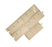 ERINGOGO Toise Murale en Bois Synthétique Beige, Règle de Mesure Hauteur Décorative et Facile à Coller pour Chambre D'garçon et Filles et Enregistrement du Développement