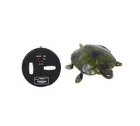 ERINGOGO Tortue Télécommandée Électrique Verte sans Piles Électronique D’Éveil Réaliste Roues 3 Canaux de Déplacement pour Garçon et Filles Tortue Animal Électronique Interactif