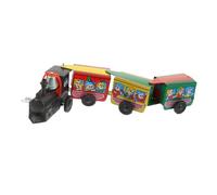ERINGOGO Train Rétro à Remontoir avec Trois Wagons Éducatif et Décoration de Table pour Garçon Fille Cadeau Pratique et Ornement pour Maison et Bureau