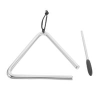 ERINGOGO Triangle Musical Garçon Fille avec Baguette Instrument Percussion Robuste et Portable pour Cours de Musique et Pratique à pour Éducation Préscolaire et Développement