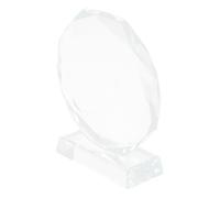 ERINGOGO Trophée Octogonal en Cristal Transparent 180 Mm - Coupe Récompense Neutre pour Événements Sportifs et Honneurs Employés - Décoration Commémorative Élégante pour Remise de Diplômes