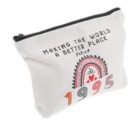 ERINGOGO Trousse de Maquillage de Voyage en Toile Renforcée Compacte et Zippée Pochette Multifonction pour Cosmétiques et Accessoires Présent Original 30 Ans Femme Idée Présent