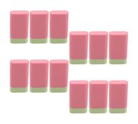 ERINGOGO Tubes Vides pour Sticks de Blush Crème 20g Lot de 12 Tubes Rechargeables en Plastique Rose Foncé Flacons Cosmétiques Réutilisables pour Maquillage, Soins Corporels et