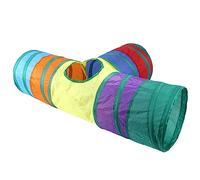 ERINGOGO Tunnel Interactif Pliable pour Lapins Et Petits Animaux Jouet Exercice Intérieur Amusant Tube Cachette pour Lapin Hamster Et Rongeurs Améliore La Santé Et Enrichit La Vie des Anima