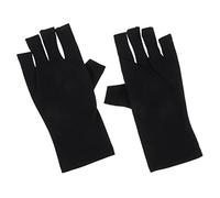 ERINGOGO UV de Protection Solaire Épais pour Manucure Gel Coupe Courte Noire Dérapants et Résistants et