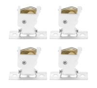 ERINGOGO Verrous de Cordon en Acier Inoxydable et Polyester pour Stores Romains Lot de 4 Dispositif de Blocage Sécurisé, Design Raffiné Adapté aux Fenêtres et Rideaux
