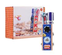 ERINGOGO Vis en Bois Massif pour L'Éveil des Tout-Petits Jeu Éducatif de Motricité Fine Visser Surface Polie sans Bavure pour Développer Coordination Œil-Main et Créativité des Garçon et