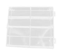 ERINGOGO Vitrine Plastique Transparente avec Compartiments Multiples pour Mini-Voitures Et Figurines Porte Aimantée Et Base Antidérapante