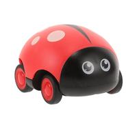 ERINGOGO Voiture à Friction Double Rétrofriction pour Tout-Petits, Petite Voiture Insecte Coccinelle Rouge, Éducatif pour Bébés et Jeunes Garçon et Filles, Jouets pour Tout-Petits