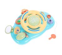ERINGOGO Volant Musical Éducatif pour Garçon Fille Volant Sensoriel et Sûr Stimulation Auditive et Motrice pour Tout Petits Apprentissage Conduite Simulée