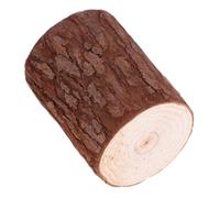 ERINGOGO Wooden Pile Candle Holder Small Rustic Tealight Stand Natural Wood Centerpiece For Wedding And Home Décor