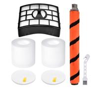 Erinice Kit de brosse de rechange pour aspirateur Shark APEX DuoClean Lift-Away AZ1000 AZ1002 AZ1003 AX950, comparé à la pièce # XHF650 & XFF650 & 1173FT950, rouleau brosse + filtre HEPA + 2 filtres