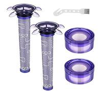 Erinice SV25 Filtre pour Aspirateur Dyson V8 V7 Advanced V8 Origin+ SV37 Pièces détachées, Lavable filtre de Rechange pour Dyson V8 Focus Mattress, comparer à la pièce #965661-01 & 965661-01