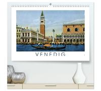 Erinnerungen an das alte Venedig: Historische Stiche von der Lagunenstadt (hochwertiger Premium Wandkalender 2026 DIN A2 quer), Kunstdruck in ... Historische Stiche von der Lagunenstadt
