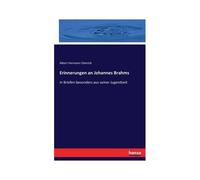 Erinnerungen An Johannes Brahms