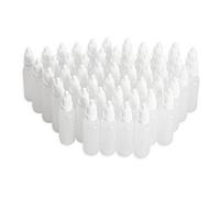 erioctry 50PCS 30ml bouteilles compte-gouttes vides en plastique Chutes (Gouttes de prise peut amovible) portable bouteille en plastique liquide Eye Dropper rechargeable bouteilles Boîtes