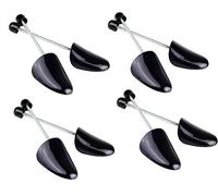 erioctry - Lot de 4 paires d’embauchoir à chaussures pour homme - Noir - Embauchoir réglable avec ressort de tension - Évite la déformation des chaussures et des bottes