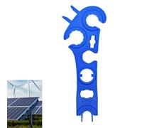 Erioscar Outil solaire 8 en 1, clé à molette pour connecteur solaire MC4, outil de maintenance pour installations photovoltaïques