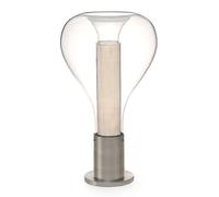 Eris Lampe de Table Blanc Base en Aluminium Ivoire LZF Lamps - ERIS M AL