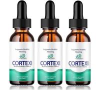 ERISAMO Cortexi Lot de 3 gouttes auriculaires acouphènes, gouttes Cortexi - la santé des oreilles, le soutien auditif, le soulagement des acouphènes, l'huile d'olive de qualité médicale le