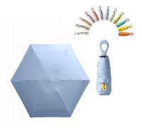 erised's bifrost Mini Parapluie de Poche Pliant de Voyage Protection UV UPF 50/Anti Tempete Ultra Léger et Femme Résistant Aux Compact Portable Umbrella