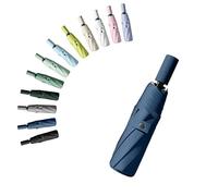 erised's bifrost Parapluie de Voyage UV Pliable Compact Automatique Avec Poignée Cylindrique/Portable/Ouverture Fermeture Automatique/8 Baleines/Homme et Femme