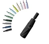 erised's bifrost Parapluie de Voyage UV Pliable Compact Automatique Avec Poignée Cylindrique/Portable/Ouverture Fermeture Automatique/8 Baleines/Homme et Femme