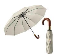 erised's bifrost Parapluie de Voyage UV Pliable Compact Automatique Avec Poignée Cylindrique/Portable/Ouverture Fermeture Automatique/8 Baleines/Homme et Femme