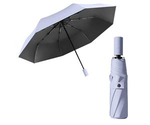 erised's bifrost Parapluie de Voyage UV Pliable Compact Automatique Avec Poignée Cylindrique/Portable/Ouverture Fermeture Automatique/8 Baleines/Homme et Femme