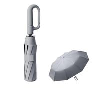 erised's bifrost Parapluie Pliant Golf 10 Baleines de Voyage pour Hommes et femmes,Résistant au UV/Ouverture et Fermeture Automatique de Plein Air Protection UV,Poignée à Mousqueton