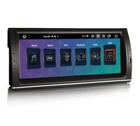 Erisin 10,25 Pouces 8-Core 4Go+64Go Android 14 Autoradio pour BMW Série 5 X5 E53 GPS Navigateur Wireless Carplay Android Auto DSP Bluetooth 5.0 A2DP WiFi Dab+IPS écran Tactile Canbus